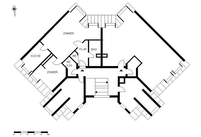 Frisch renovierte 2-Zimmer-Wohnung mit Ausblick zimmer
