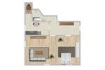 Etagenwohnung Leuna - 2 Zimmer, 72 m&sup2;, 500&euro; | Angebot:26477929