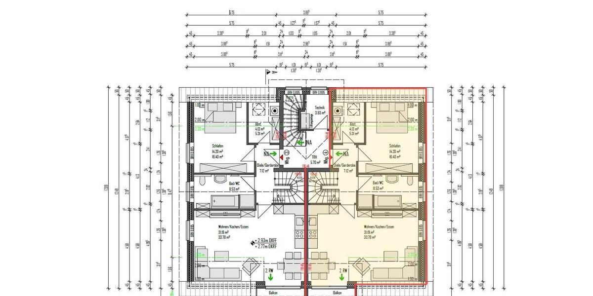 Etagenwohnung Berge - 3 Zimmer, 80 m&sup2;, 850&euro; | Angebot:26614350