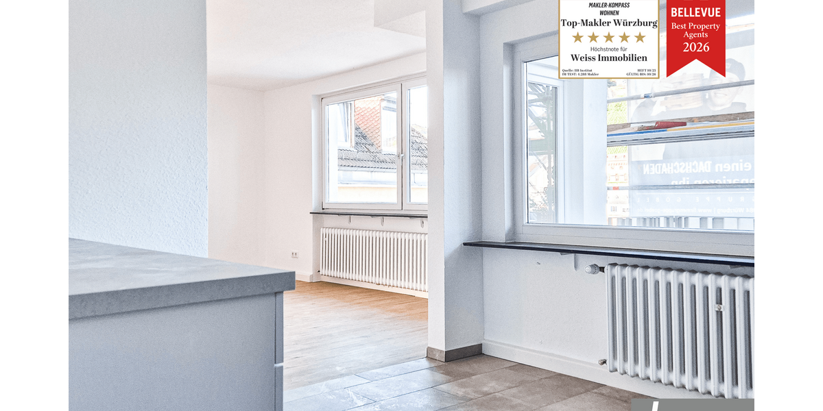 Etagenwohnung Würzburg - 3 Zimmer, 115 m&sup2;, 1.990&euro; | Angebot:22744064