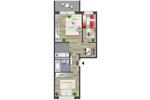 Maisonettenwohnung Chemnitz Helbersdorf - 5 Zimmer, 112 m&sup2;, 608&euro; | Angebot:26701333