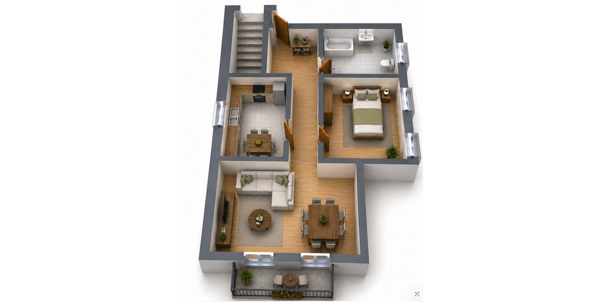 Etagenwohnung Sonneborn - 2 Zimmer, 66 m&sup2;, 400&euro; | Angebot:26388901
