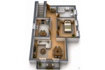 Etagenwohnung Sonneborn - 2 Zimmer, 66 m&sup2;, 400&euro; | Angebot:26388901