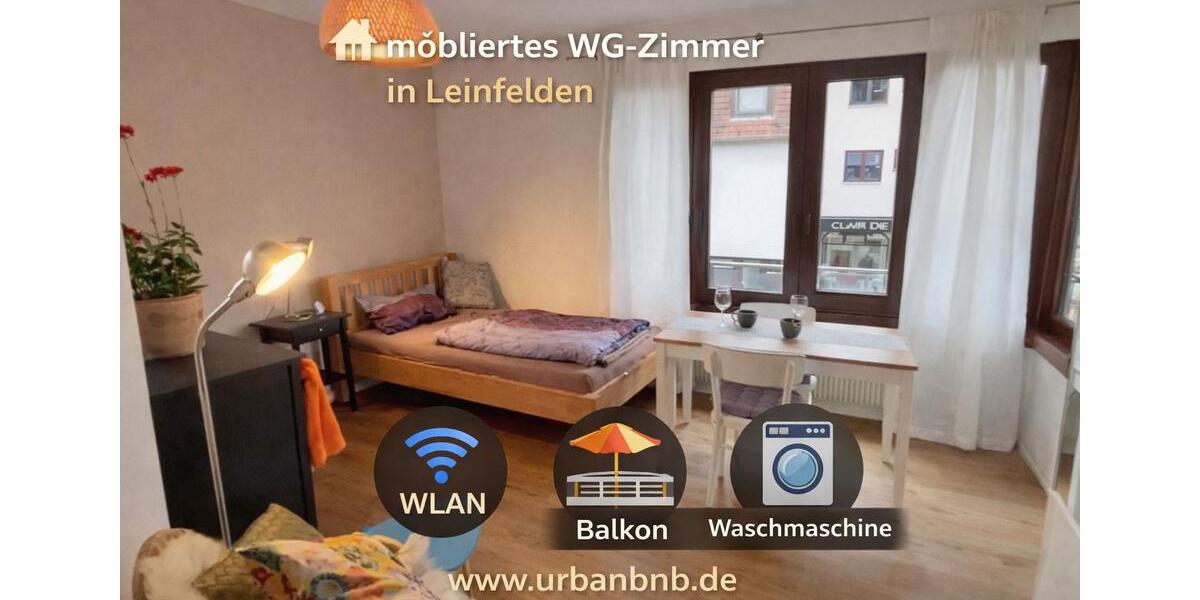 Wohnen auf Zeit Leinfelden-Echterdingen Echterdingen - 1 Zimmer, 16 m&sup2;, 640&euro; | Angebot:26216216