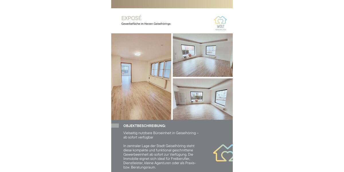 Gewerbeobjekt Aiterhofen - 500&euro; | Angebot:25048303