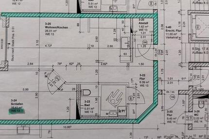 Wohnung Mühlhausen (Thüringen) - 2 Zimmer, 58 m&sup2;, 580&euro; | Angebot:26272019
