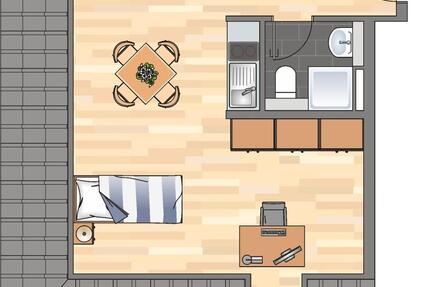 Wohnung Landau in der Pfalz - 1 Zimmer, 30 m&sup2;, 398&euro; | Angebot:26458369
