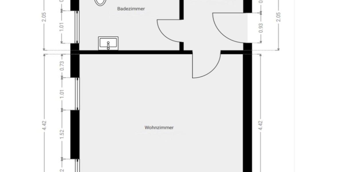 1-Raumwohnung – Erstbezug nach Sanierung in Pfaffendorf 1 zimmer