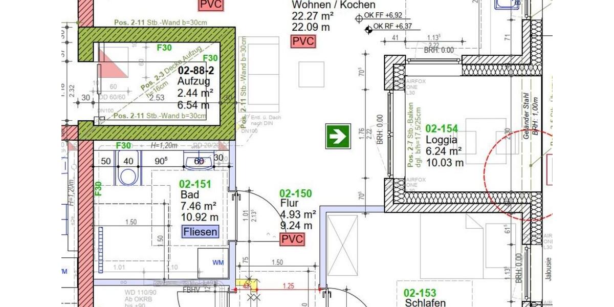 Etagenwohnung Haselünne - 2 Zimmer, 56 m&sup2;, 540&euro; | Angebot:24429144