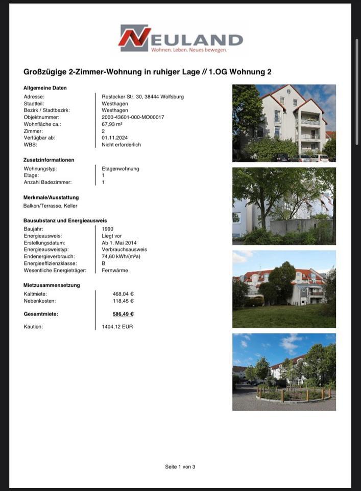 2 Zimmer Wohnunh