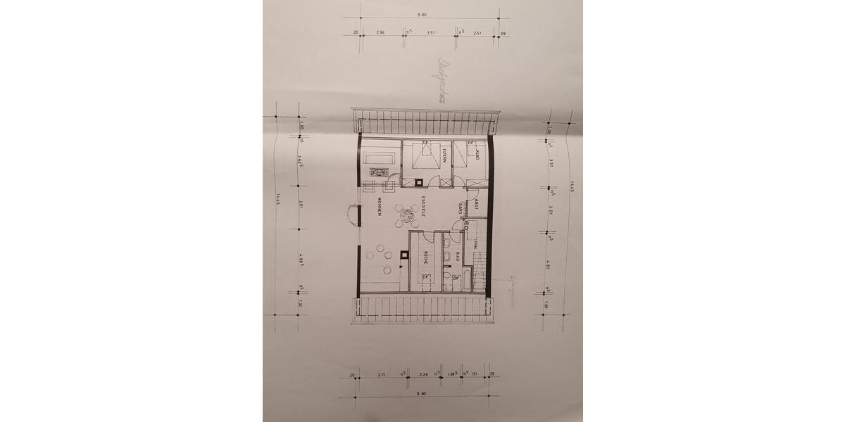 Dachgeschoßwohnung Pfullendorf - 4 Zimmer, 85 m&sup2;, 950&euro; | Angebot:25993651