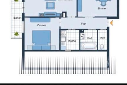 Wohnung Giengen an der Brenz - 3 Zimmer, 60 m&sup2;, 715&euro; | Angebot:24886375