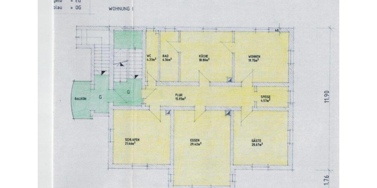 Hochparterre Neustadt an der Aisch - 4 Zimmer, 142 m&sup2;, 1.150&euro; | Angebot:26227719