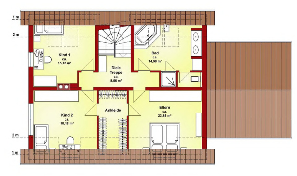 Einfamilienhaus Essenbach - 6 Zimmer, 180 m&sup2;, 2.750&euro; | Angebot:24787569