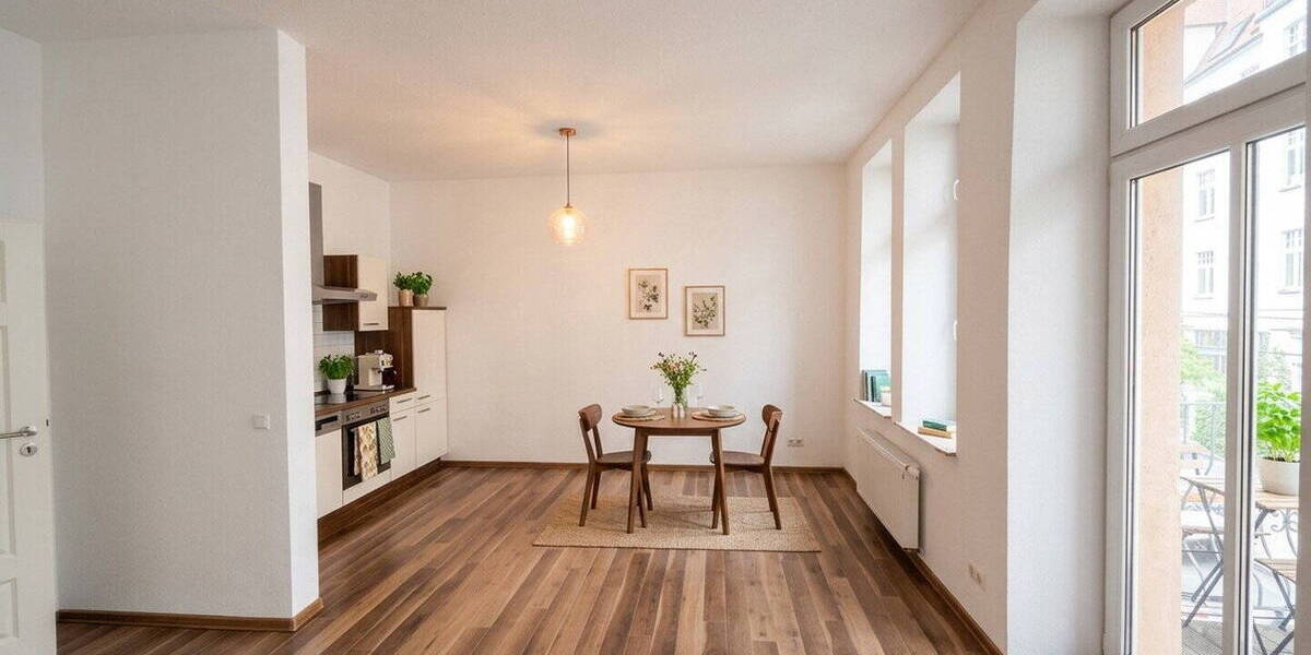 Etagenwohnung Schwerin Altstadt - 2 Zimmer, 60 m&sup2;, 655&euro; | Angebot:26607338