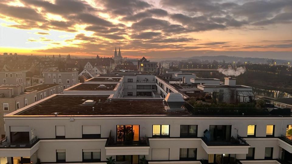 2-Zimmer-Wohnung mit Dachterrasse & Blick über Regensburg