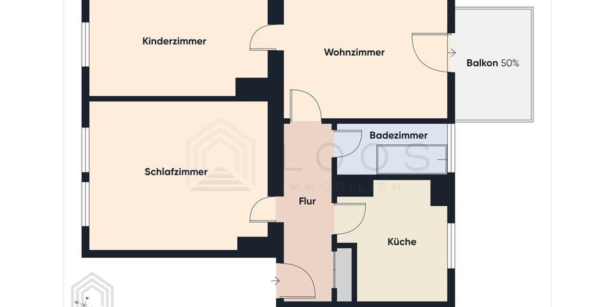 Etagenwohnung Finsterwalde - 3 Zimmer, 67 m&sup2;, 465&euro; | Angebot:24532416