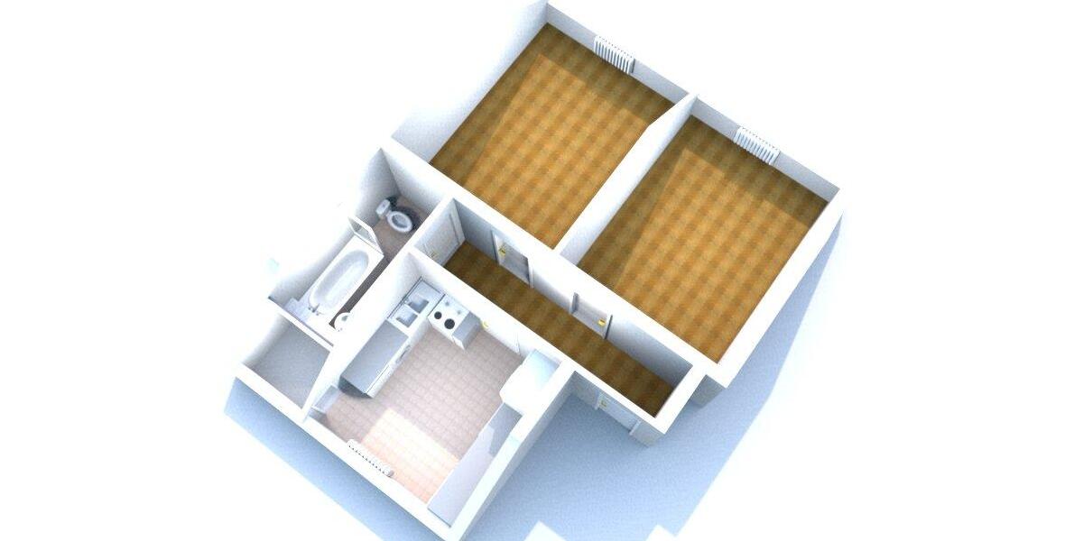 Dachgeschoßwohnung Kassel Vorderer Westen - 2 Zimmer, 61 m&sup2;, 580&euro; | Angebot:26231065