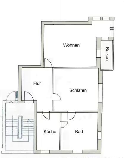 Etagenwohnung Erfurt Hochheim - 2 Zimmer, 95 m&sup2;, 1.045&euro; | Angebot:26478779