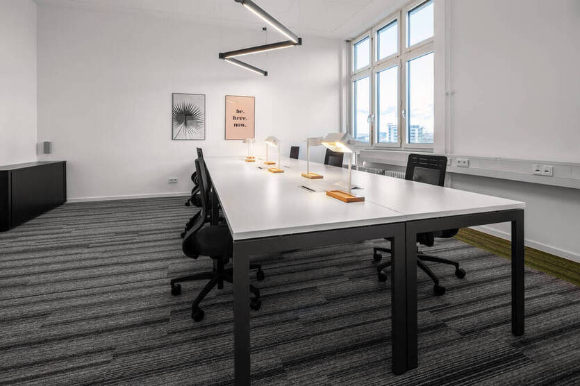 Flexible Arbeitsplätze und Büros im Industrial Style - All-in-Miete