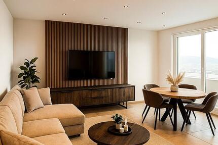 Exklusives 2 Zi. Penthouse 68qm Mietwohnung mit Garage Wohnung zimmer