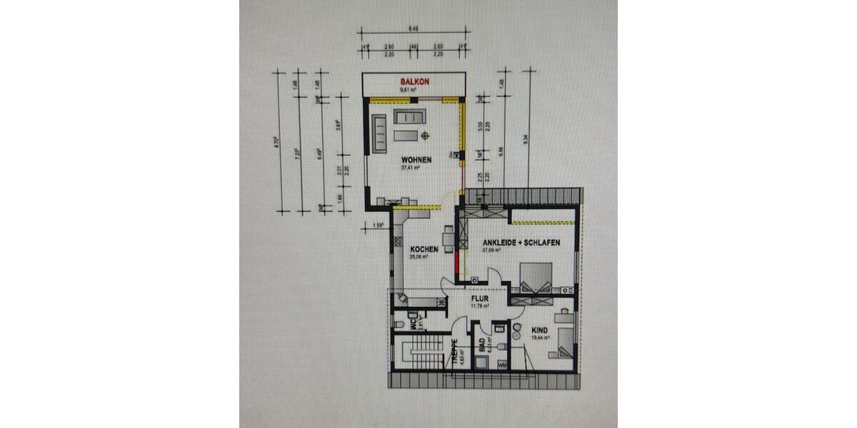 3 Zimmer Küche Bad GästeWC Wohnung in Dietkirchen 1 zimmer