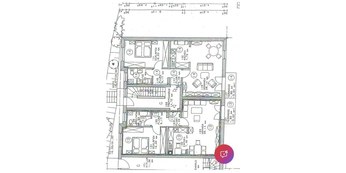 Erdgeschoßwohnung Ronneburg - 2 Zimmer, 61 m&sup2;, 465&euro; | Angebot:26533375