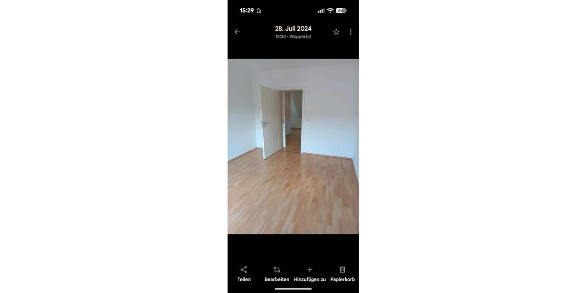 Etagenwohnung Wuppertal Elberfeld - 3 Zimmer, 59 m&sup2;, 485&euro; | Angebot:24473879