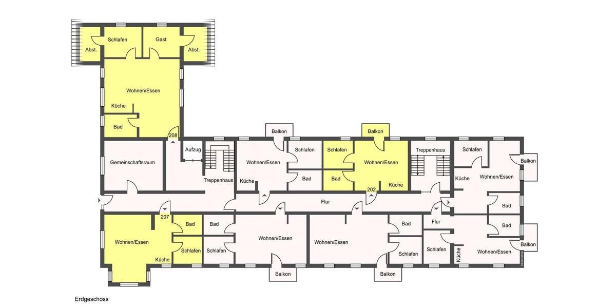 Etagenwohnung Wissen - 2 Zimmer, 60 m&sup2;, 890&euro; | Angebot:25378757