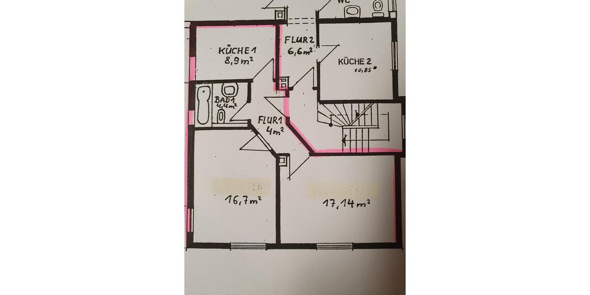 Etagenwohnung Seligenstadt - 2 Zimmer, 51 m&sup2;, 615&euro; | Angebot:24814977