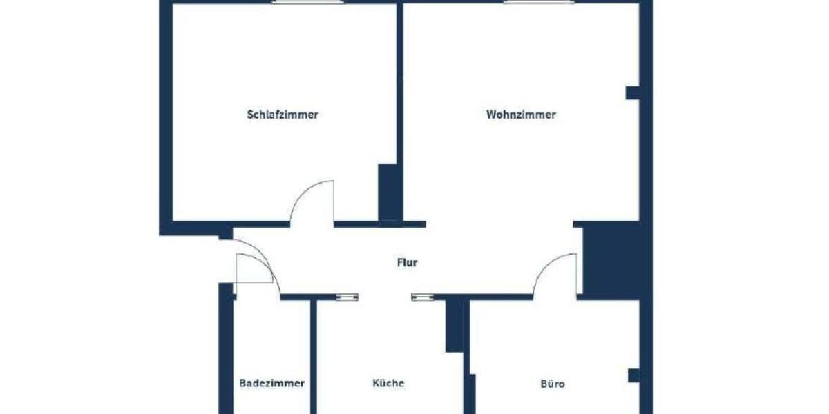 Gepflegte 3-Raumwohnung in ruhigen Wohngebiet 3 zimmer