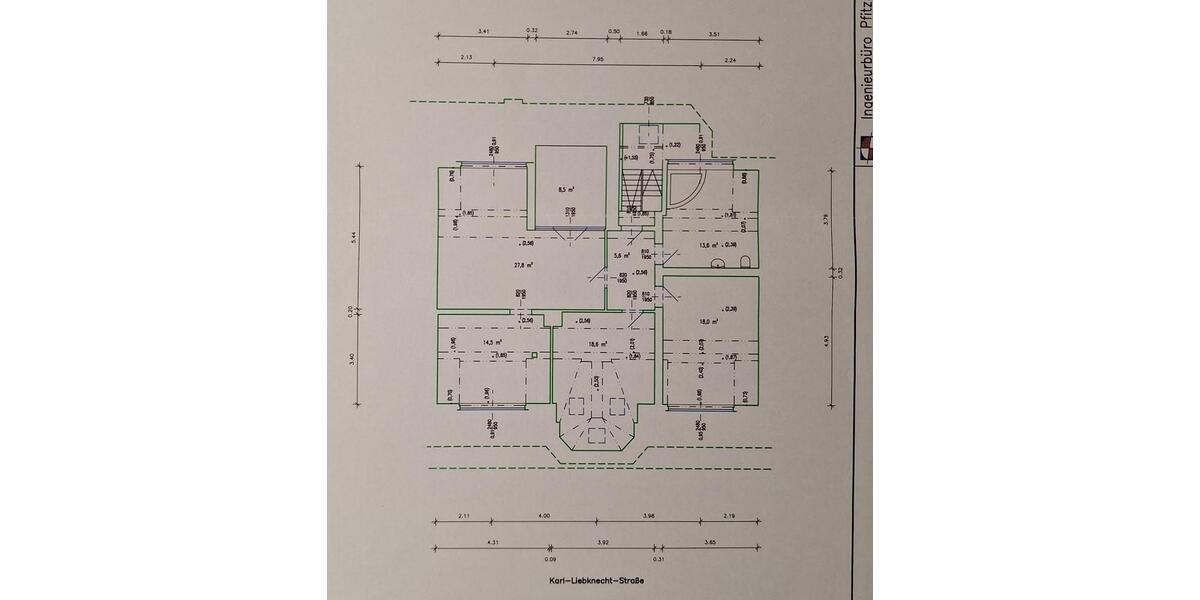 Dachgeschoßwohnung Bautzen - 3 Zimmer, 88 m&sup2;, 528&euro; | Angebot:24680367