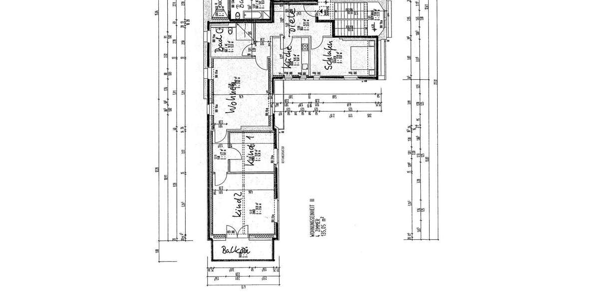 Etagenwohnung Cottbus Brunschwig - 4 Zimmer, 135 m&sup2;, 1.215&euro; | Angebot:27211754