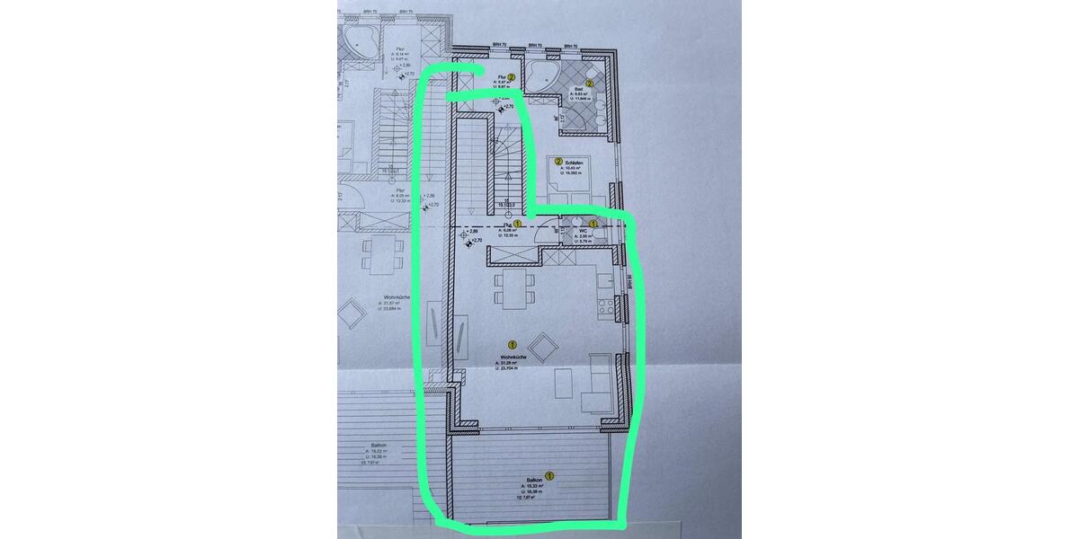 Etagenwohnung Lingen (Ems) Gauerbach - 3 Zimmer, 96 m&sup2;, 1.152&euro; | Angebot:26700246