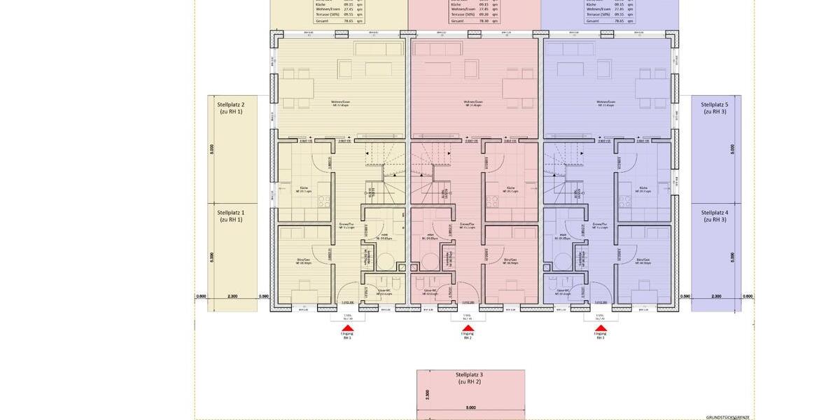Reihenhaus Neustadt am Rübenberge - 5 Zimmer, 140 m&sup2;, 1.500&euro; | Angebot:23693593
