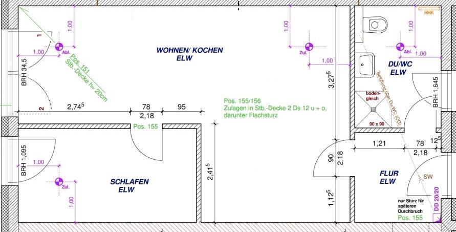 Wohnung in Michendorf ab 1.3. 2 zimmer