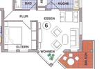 Etagenwohnung Krauthausen - 2 Zimmer, 53 m&sup2;, 489&euro; | Angebot:24616030