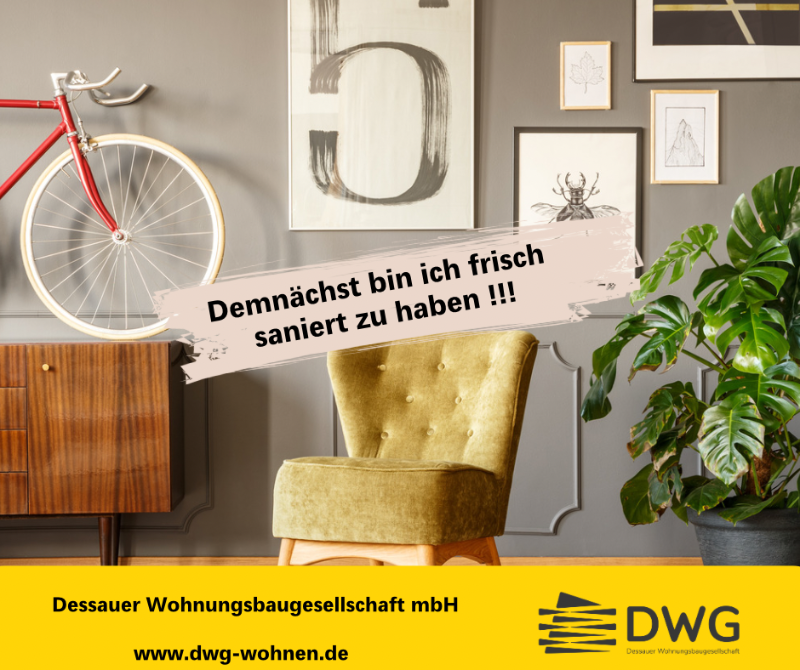 Wohnung zum Mieten in Dessau-Roßlau 490 € 60.01 m² 3 zimmer