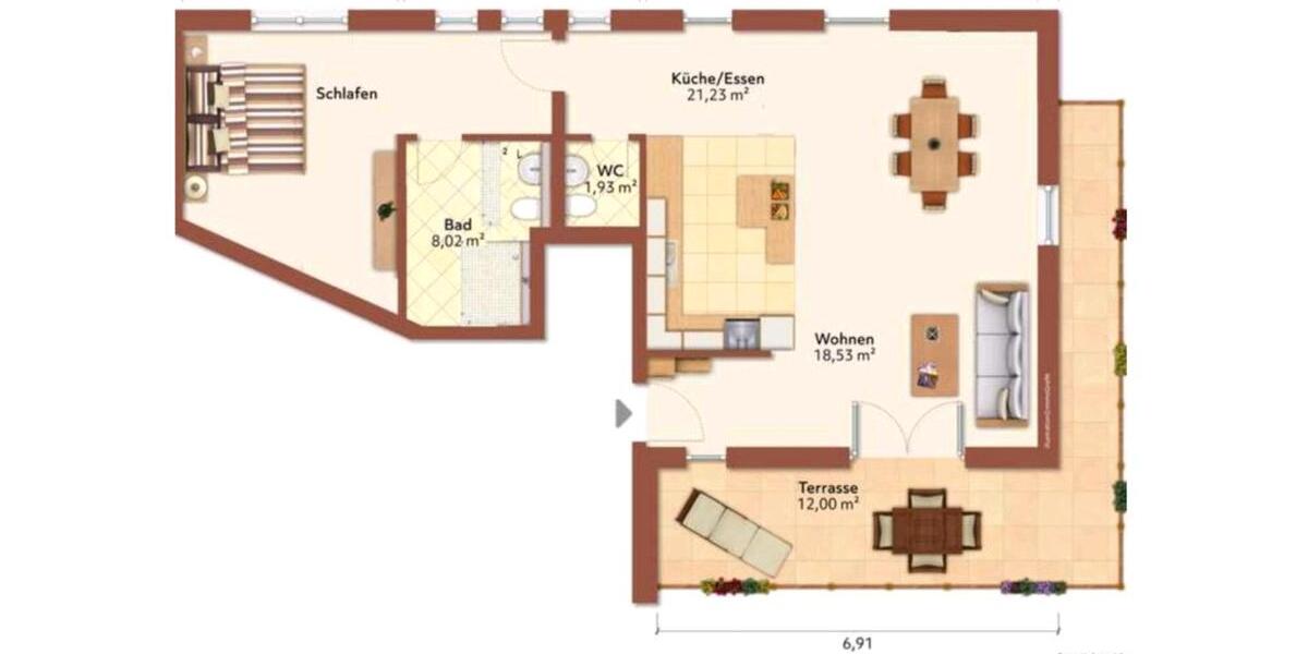 Einfamilienhaus Nettetal - 2 Zimmer, 90 m&sup2;, 1.350&euro; | Angebot:26454227
