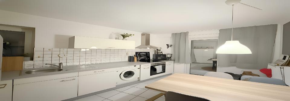 Erdgeschoßwohnung Krefeld - 2 Zimmer, 59 m&sup2;, 495&euro; | Angebot:24749106