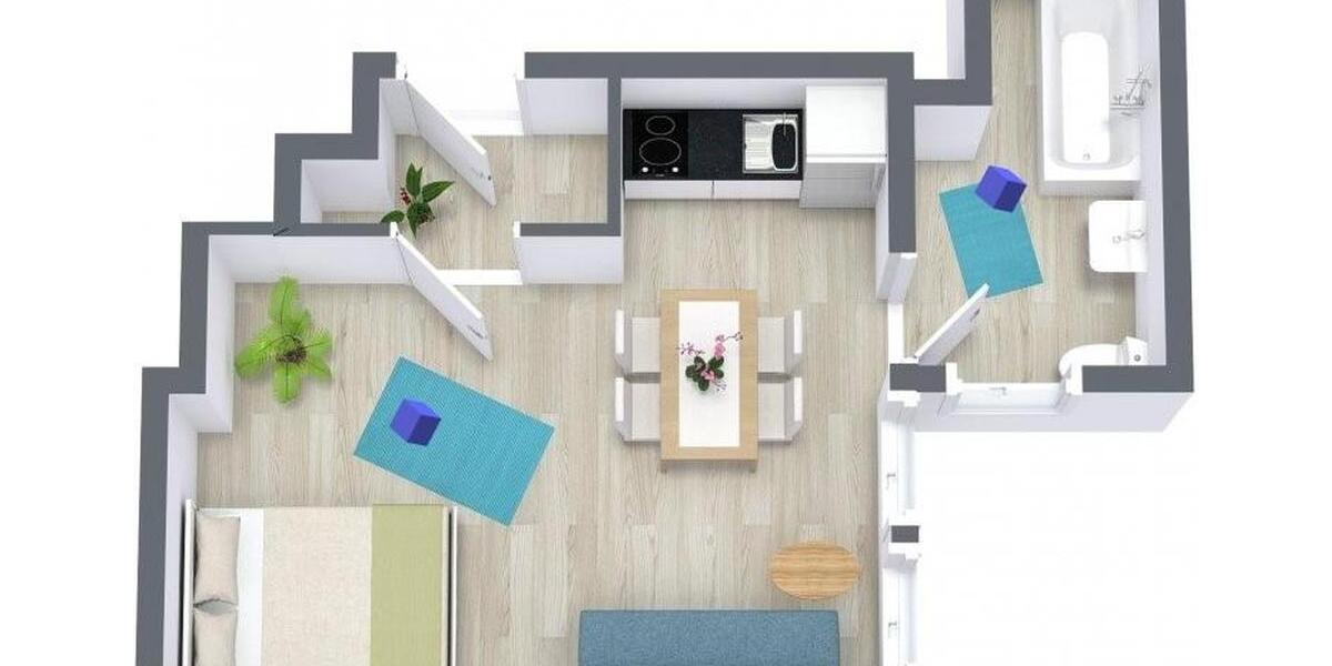 Dachgeschoßwohnung Nackenheim - 2 Zimmer, 30 m&sup2;, 590&euro; | Angebot:25784267