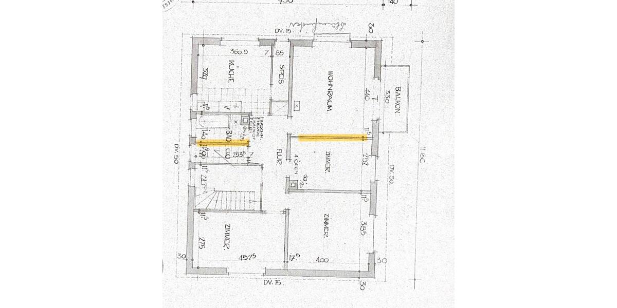 Etagenwohnung Erbach - 3 Zimmer, 86 m&sup2;, 1.050&euro; | Angebot:26587039