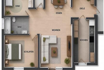 Wohnung Partenstein - 4 Zimmer, 102 m&sup2;, 750&euro; | Angebot:26439380