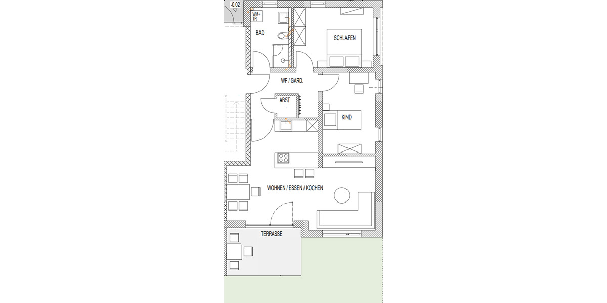 Erdgeschoßwohnung Deggendorf - 3 Zimmer, 77 m&sup2;, 920&euro; | Angebot:25851675