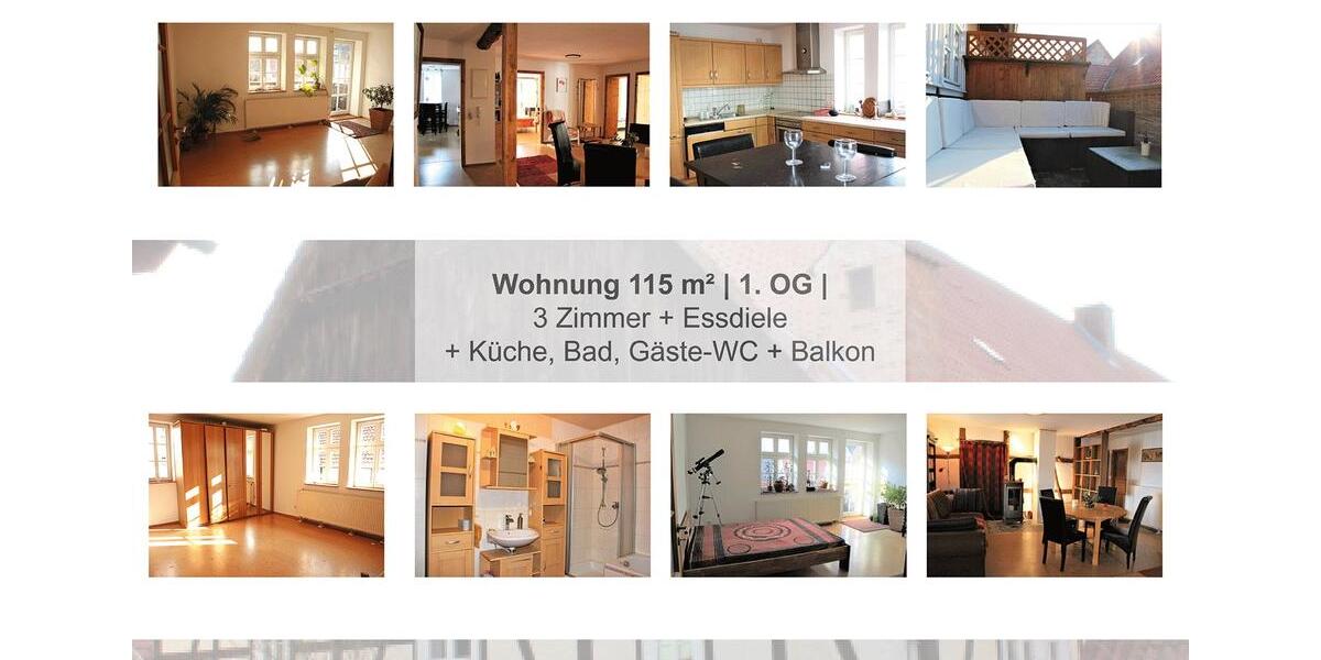 Etagenwohnung Volkmarsen - 3 Zimmer, 115 m&sup2;, 750&euro; | Angebot:26582677