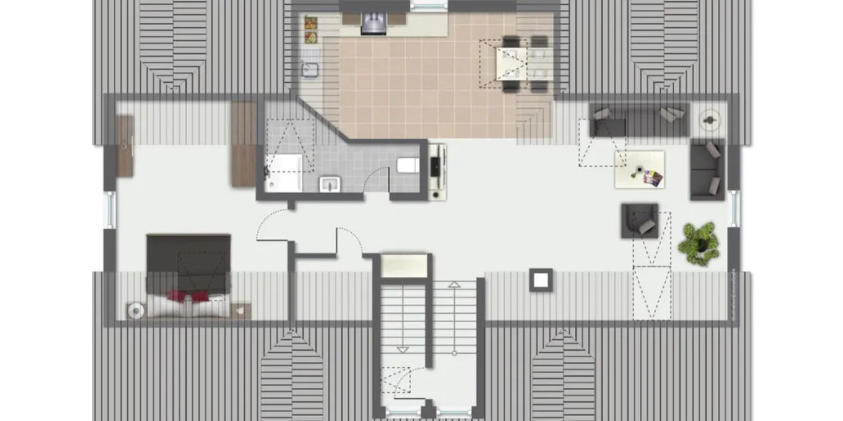 Dachgeschoßwohnung Esslingen am Neckar - 2.5 Zimmer, 49 m&sup2;, 900&euro; | Angebot:24615012