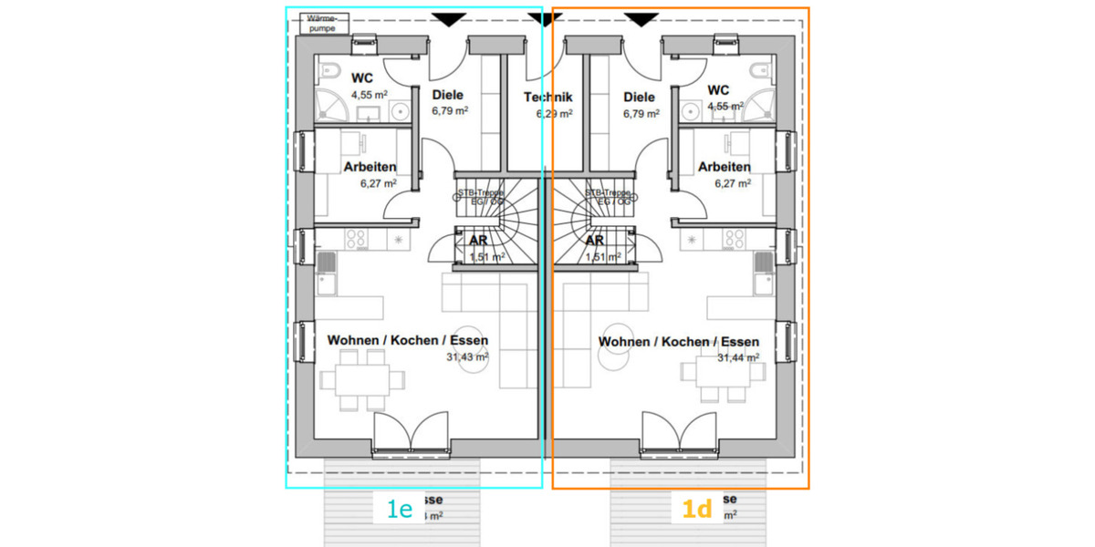 Doppelhaushälfte Rosengarten - 5 Zimmer, 112 m&sup2;, 1.590&euro; | Angebot:25406096