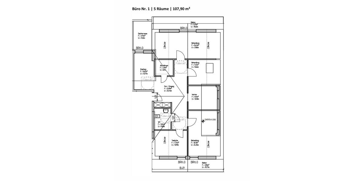 Etagenwohnung Bad Soden-Salmünster Salmünster - 2 Zimmer, 56 m&sup2;, 785&euro; | Angebot:26013343