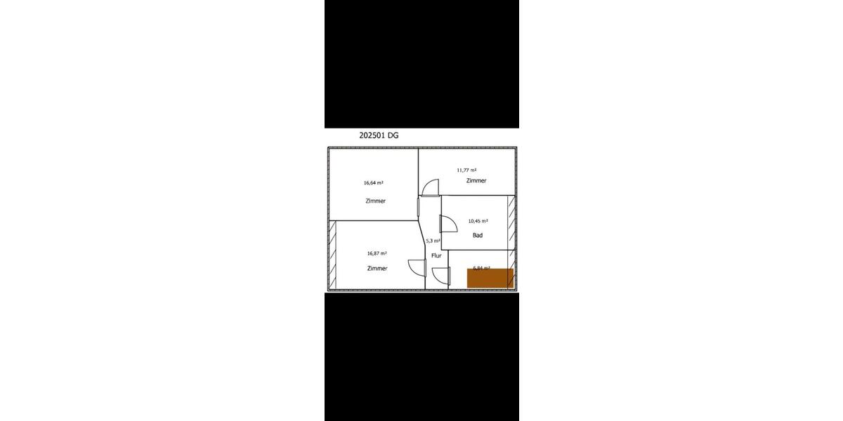 Etagenwohnung Teterow - 2 Zimmer, 60 m&sup2;, 750&euro; | Angebot:26637145
