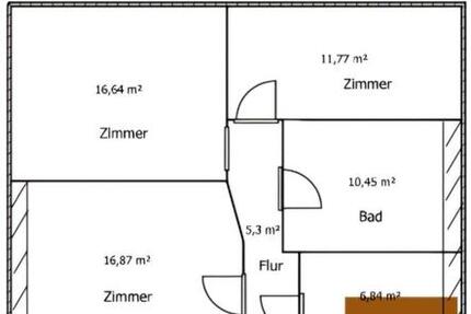 Wohnung Teterow - 2 Zimmer, 60 m&sup2;, 750&euro; | Angebot:26637145